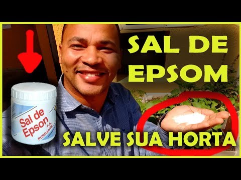 SALVE SUA HORTA USANDO SAL DE EPSOM