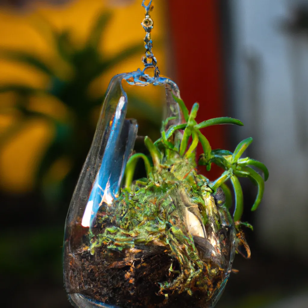 Dicas Jardins Suspensos Com Vidro Reciclado