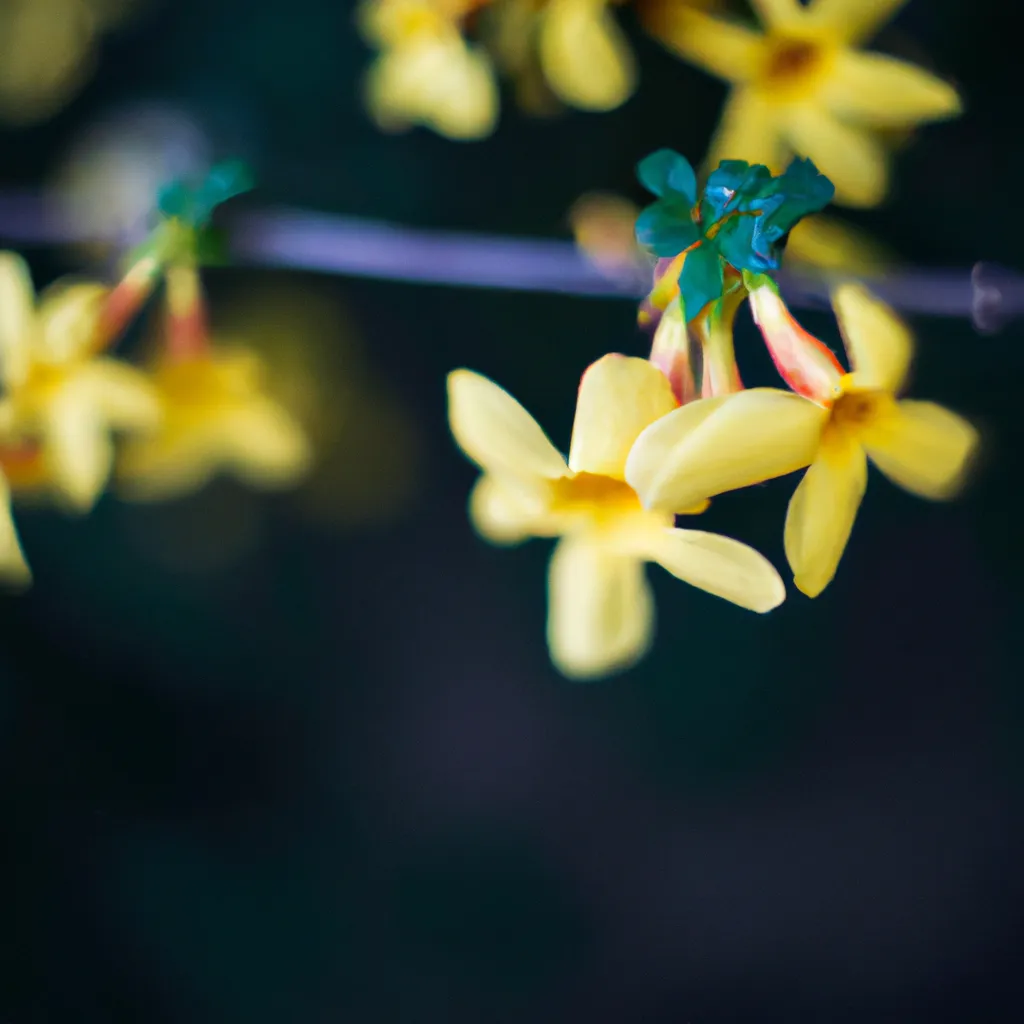 Descubra a Beleza do Jasminum Nudiflorum 3 Descubra a Beleza do Jasminum Nudiflorum 2