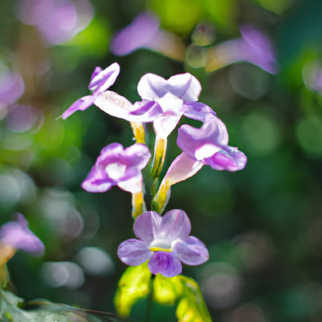 Beleza Exótica da Acanthaceae Thunbergiiflora 1 Beleza Exótica da Acanthaceae Thunbergiiflora
