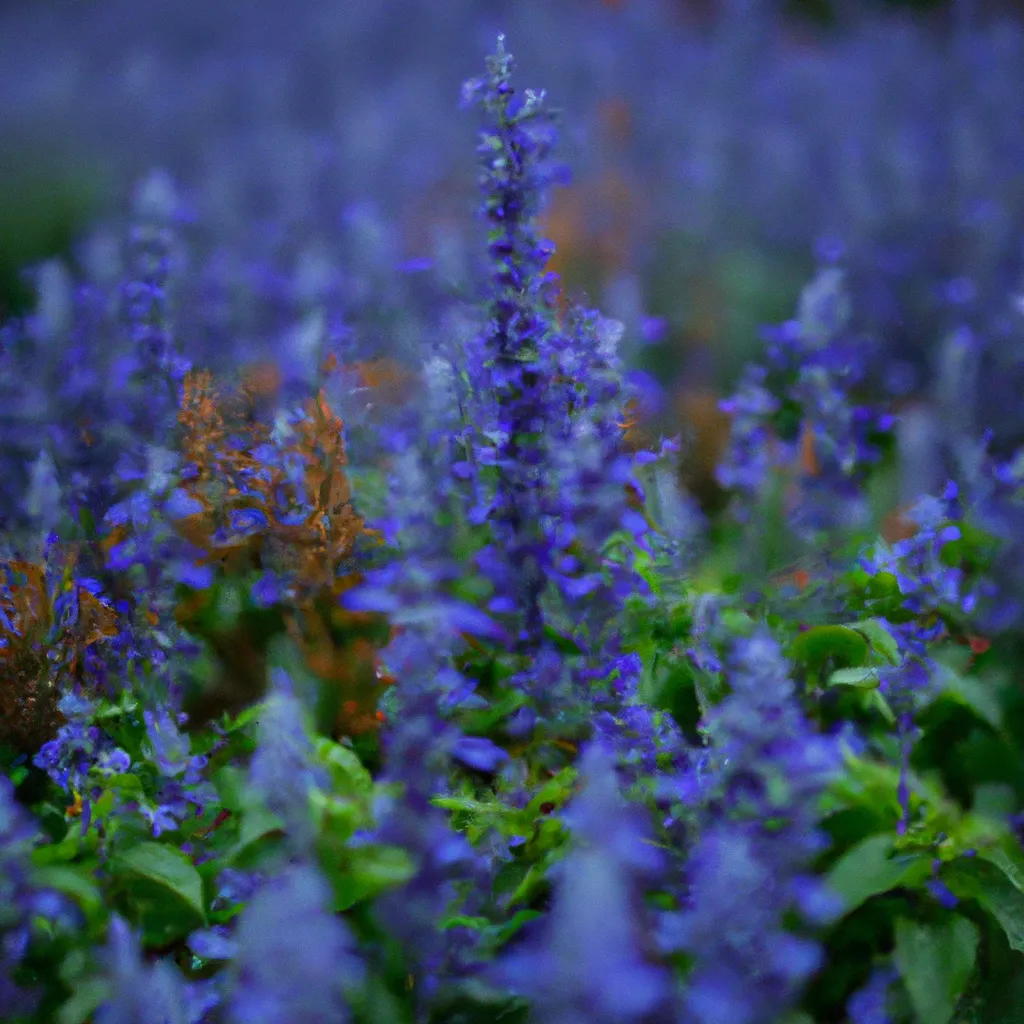 Descubra a Beleza da Salvia Farinacea