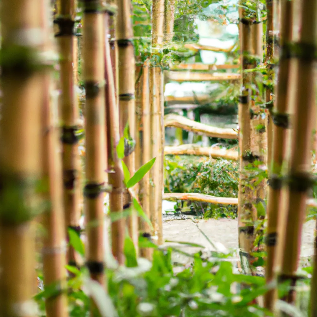 Ideias Jardins Suspensos Com Bambu