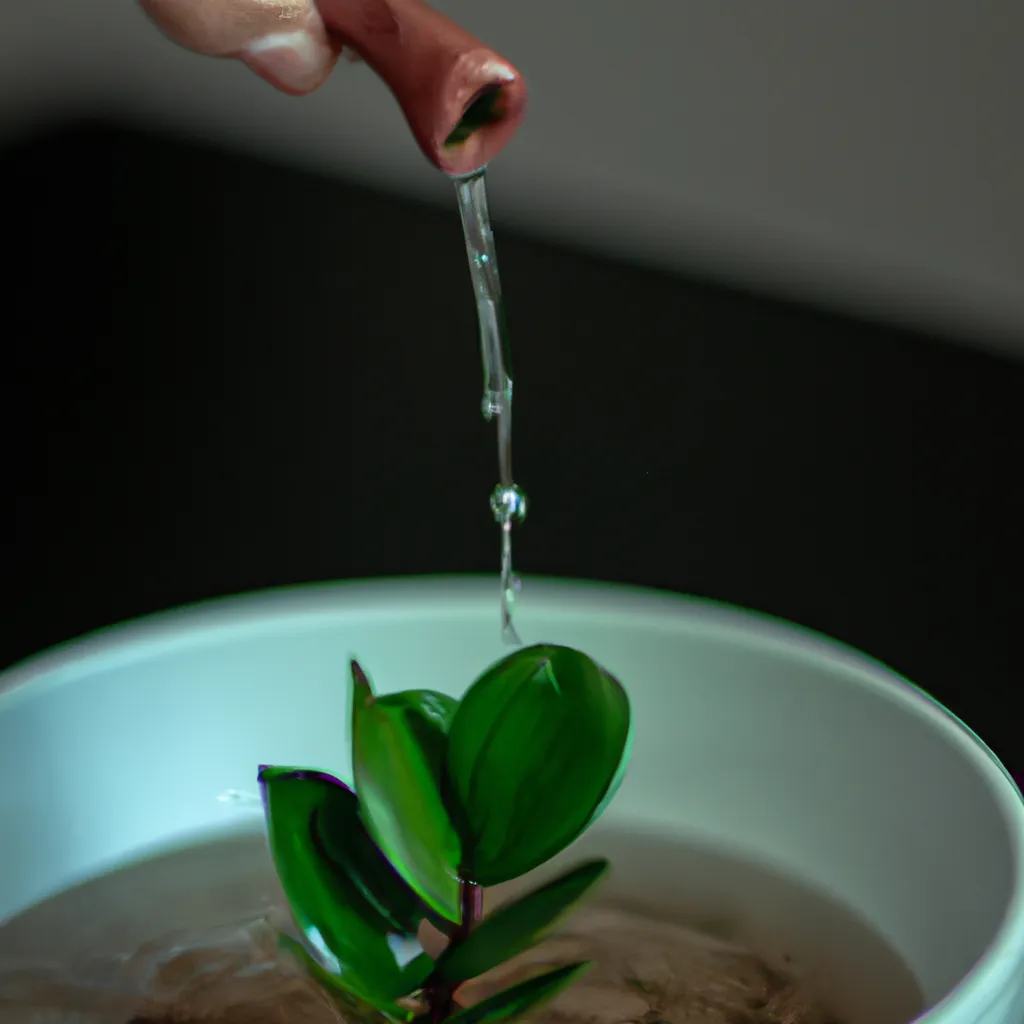 Método para Plantar Zamioculca pela Folha na Água! 4