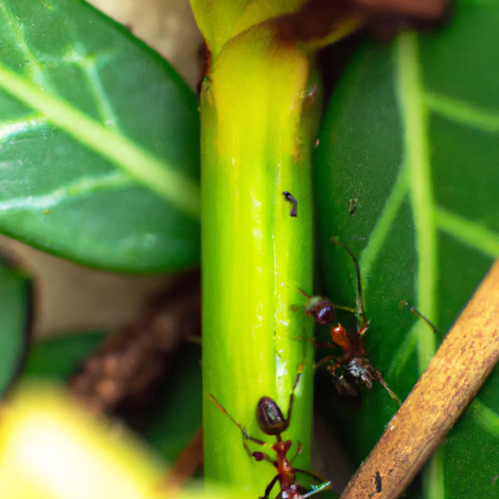 Imagens Como Controlar Formigas Em Plantas De Jardim