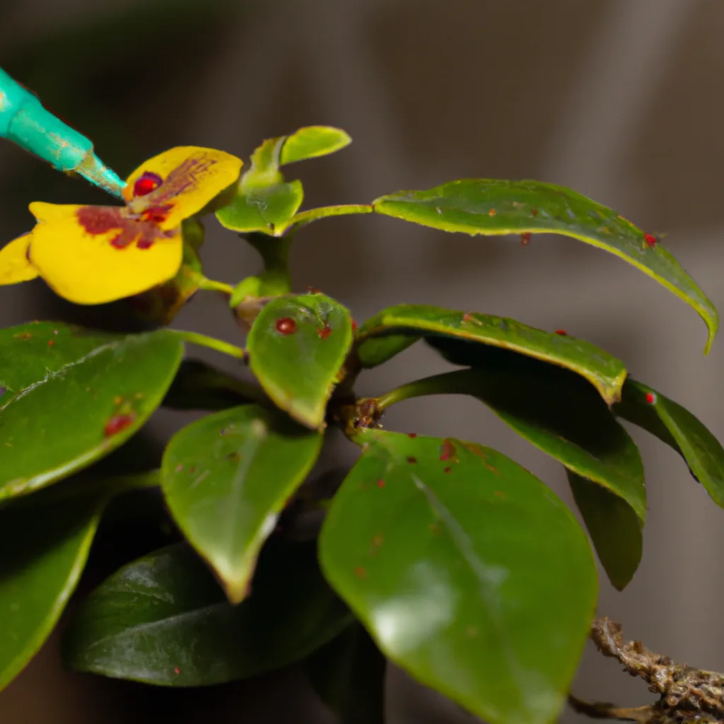 Imagens Identificando E Tratando Infestacoes De Acaros Em Plantas Com Flores