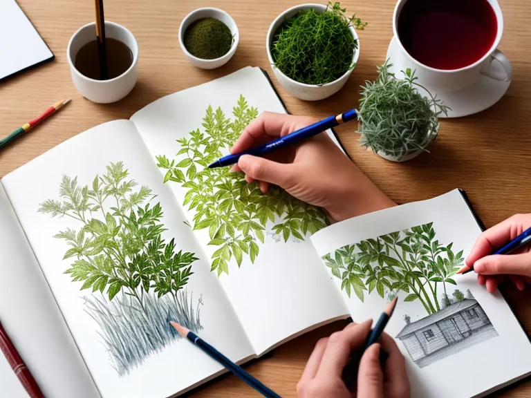 Fotos Arte Herbologia Desenhar Plantas Medicinais Scaled