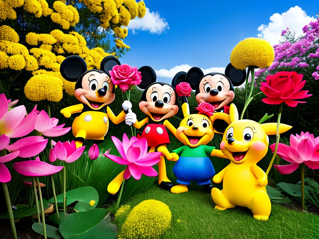 Personagens de Desenhos e suas Flores Favoritas 1 Personagens de Desenhos e suas Flores Favoritas