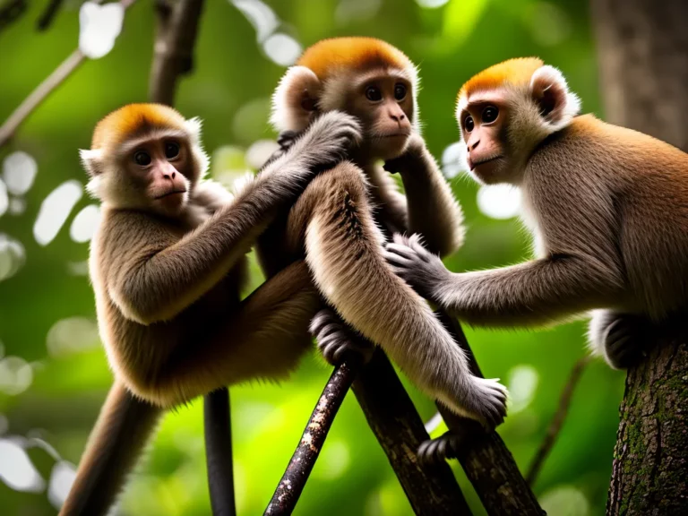Fotos Cebus Capucinus Inteligencia Uso Ferramentas Macacos Prego Scaled