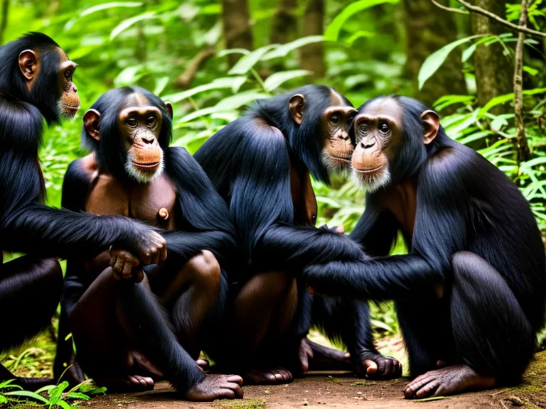 Fotos Chimpanzes Comunidades Sociais Complexas Scaled