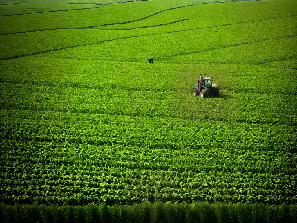 Ecossistema saudável com controle biológico na agricultura orgânica