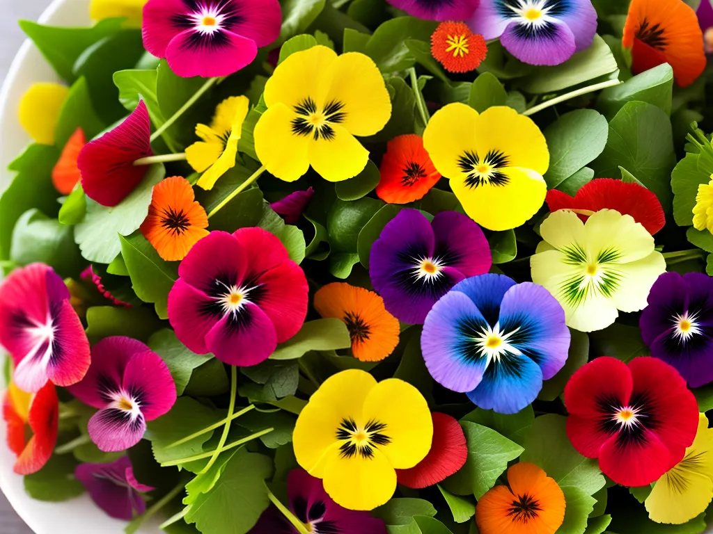 Fotos Flores Em Saladas Cores E Sabores Surpreendentes