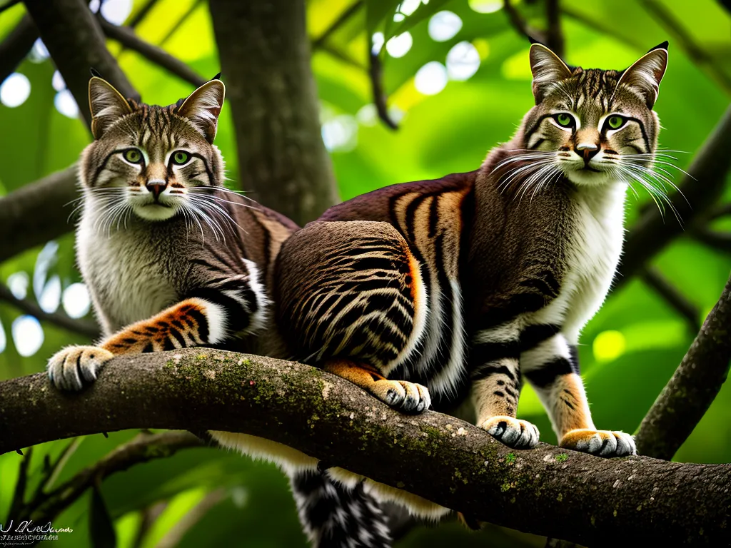 Fotos Gato Selvagem Borneu Fauna Sudeste Asiatico