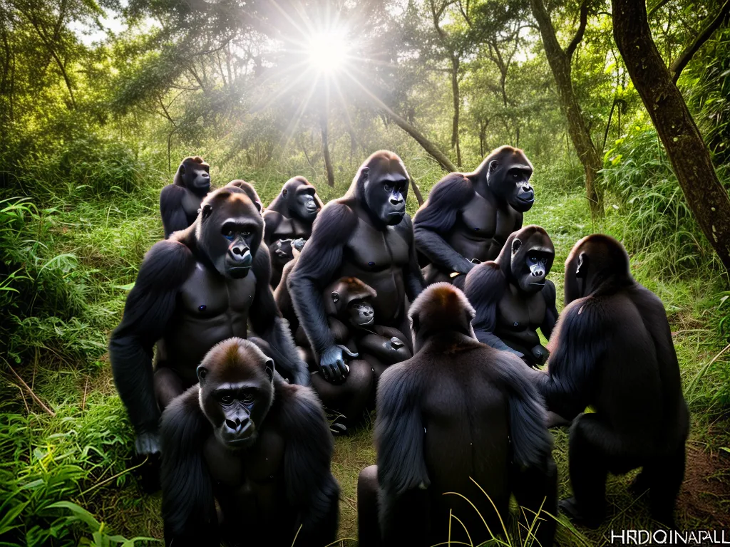 Fotos Gorilas Vida Grupos Sociais Florestas