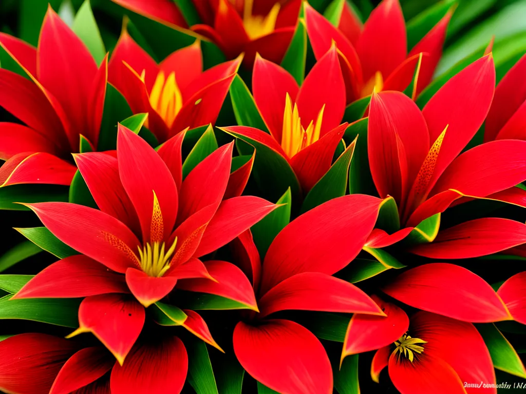 Beleza Sangrenta: A Guzmania Sanguinea