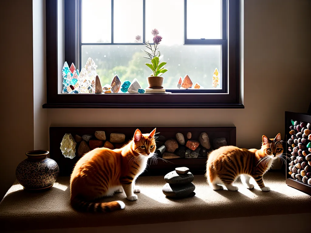Harmonizando seu lar com gatos e cristais. 1 Harmonizando seu lar com gatos e cristais.