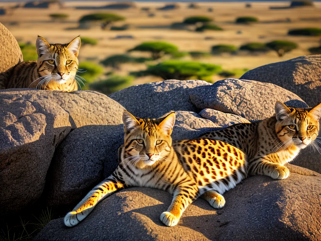 Fotos Historia Raca Gato Serengeti Felino Selvagem Exotico 1