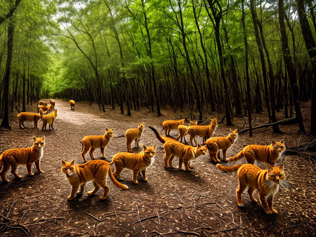 Preservando a População de Gatos-Dourados Asiáticos
