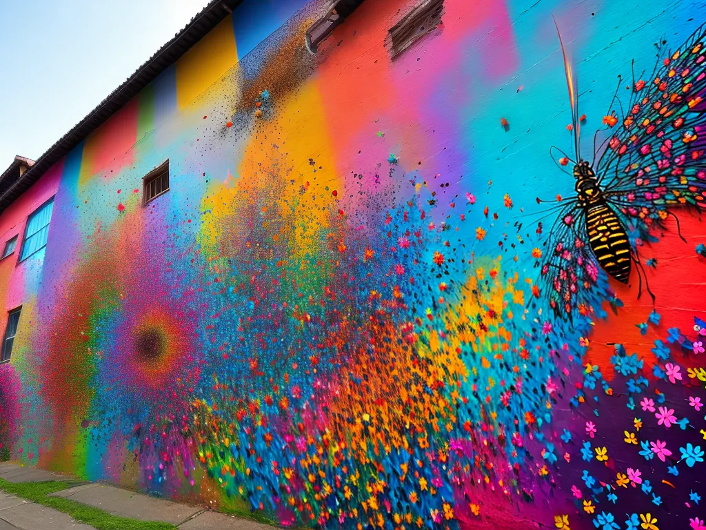 Grafiteiros e Insetos: Uma Parceria Artística
