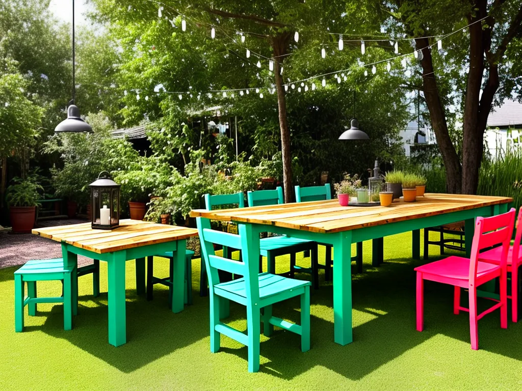 Sustentabilidade no jardim: móveis reciclados e criativos 1 Sustentabilidade no jardim: móveis reciclados e criativos