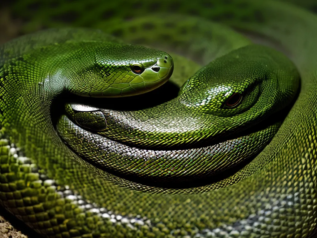 Fotos Os Segredos Da Vida De Uma Anaconda Verde