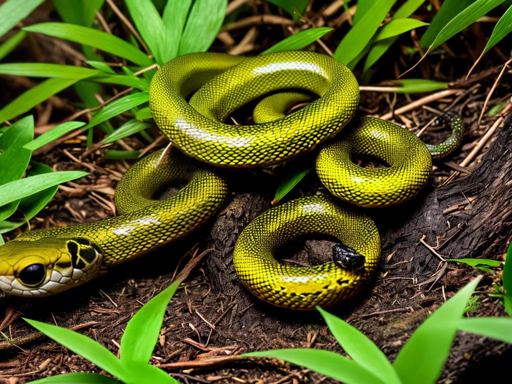 Fotos Papel Das Serpentes Do Genero Hypnale Na Natureza