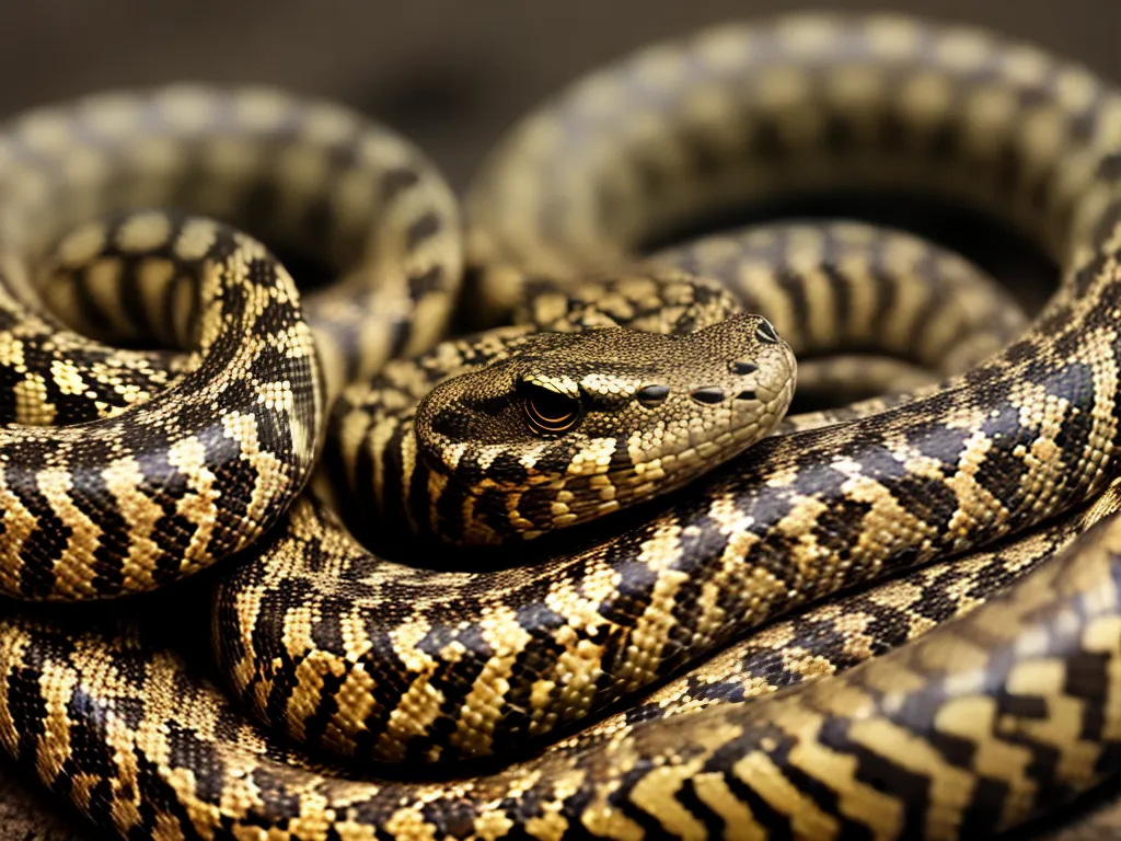 Fotos Papel Das Serpentes Do Genero Macrovipera Na Natureza