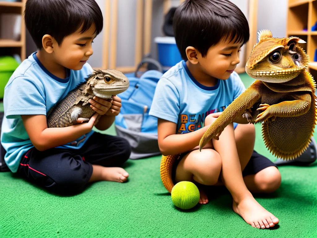 Criando um Convívio Saudável entre Crianças e Pets Exóticos