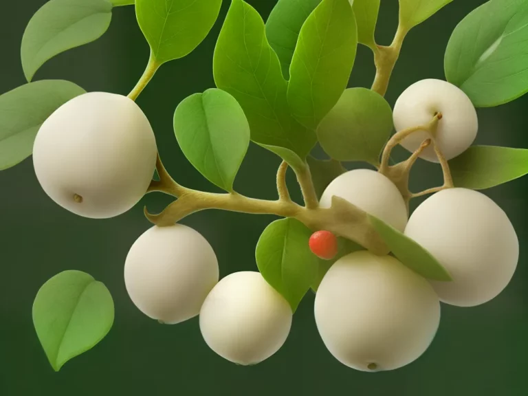 Fotos Plantas Frutos Brancos Pureza Delicadeza Horta Scaled