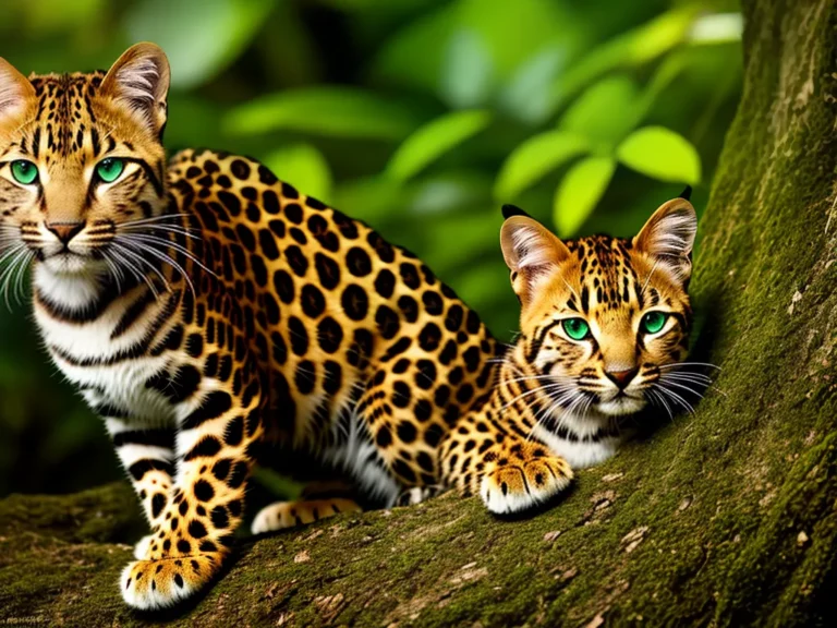 Fotos Relacao Gato Leopardo Fauna Sudeste Asiatico Scaled