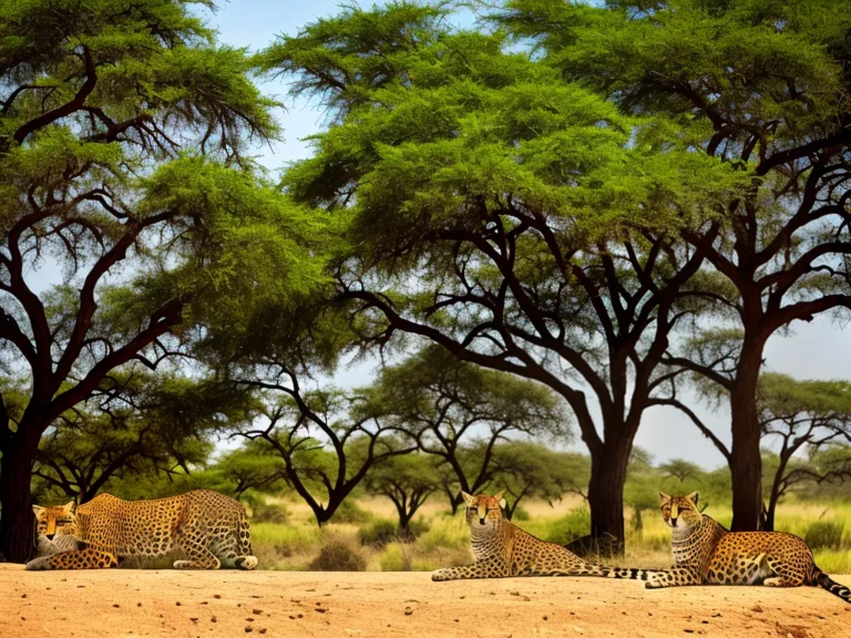 Fotos Relacao Simbiotica Gatos Pardos Predadores Africa Scaled