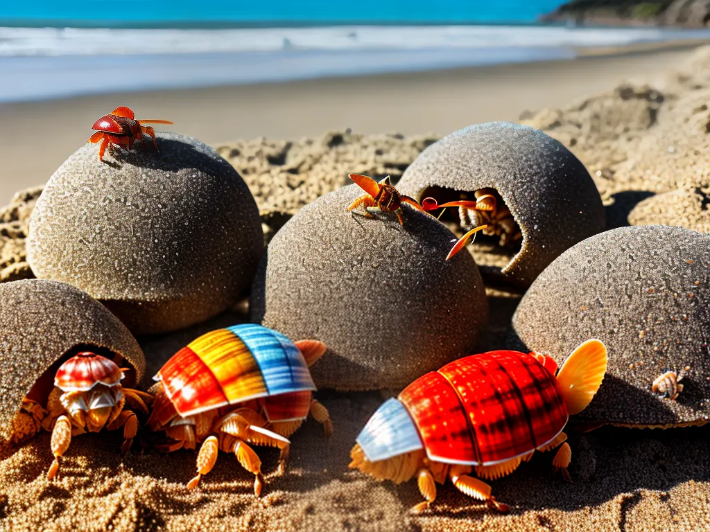 Fotos tipos caranguejos eremitas praias 1