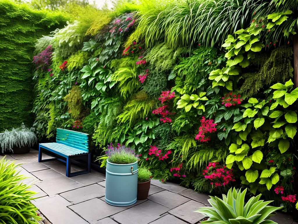 Jardins Verticais Sustentáveis: Materiais Reciclados em Destaque