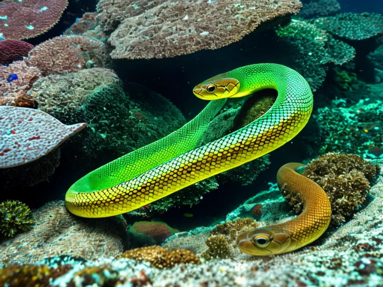 Fotos Vida Aquatica Serpentes Genero Enhydris Scaled