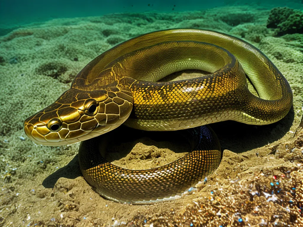 Fotos Vida Aquatica Serpentes Potamophis