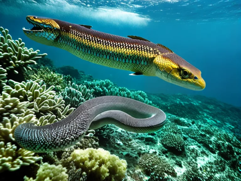 Fotos Vida Aquatica Serpentes Xenopeltis Scaled