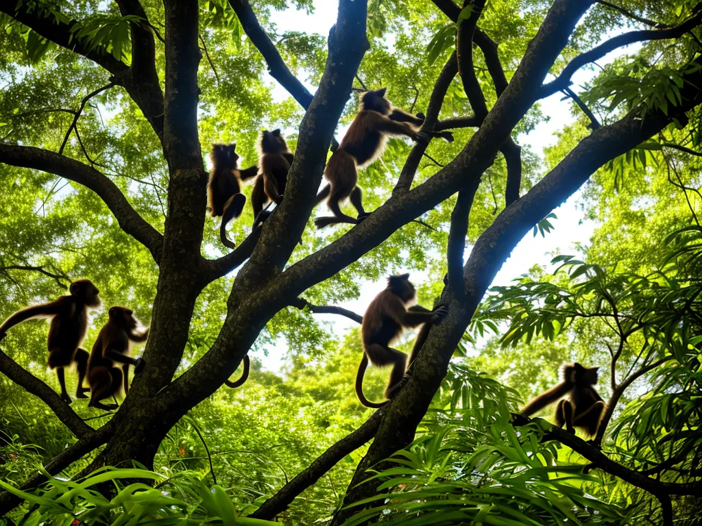 Fotos Vida Em Grupo Dos Macacos