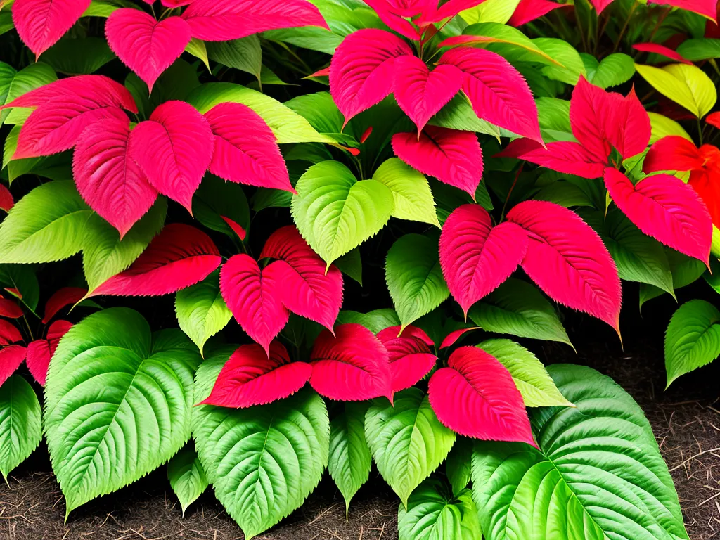 Imagens Acalypha Wilkesiana Macrophylla Acalifa Vermelha De Folhas Grandes