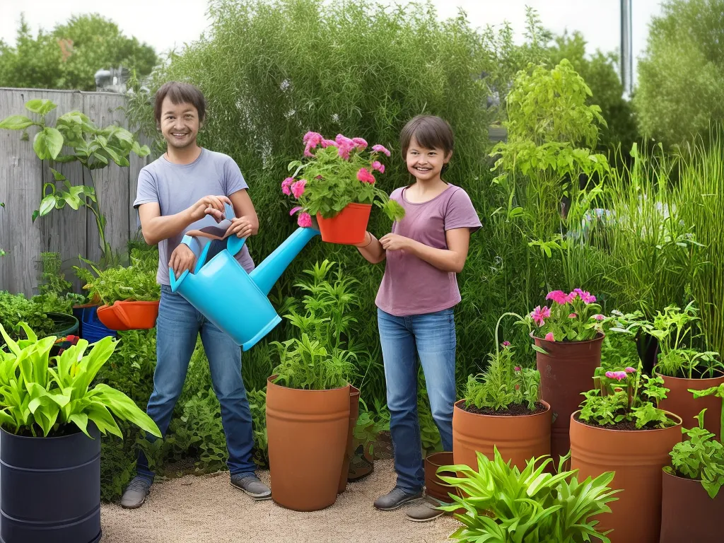 Imagens Acessorios Jardinagem Sustentavel Reciclando Materiais Plantas 1