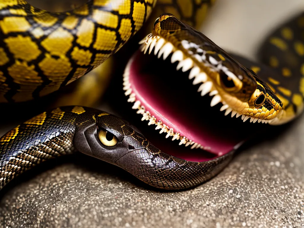 Imagens Como As Serpentes Usam O Veneno Para Capturar Suas Presas