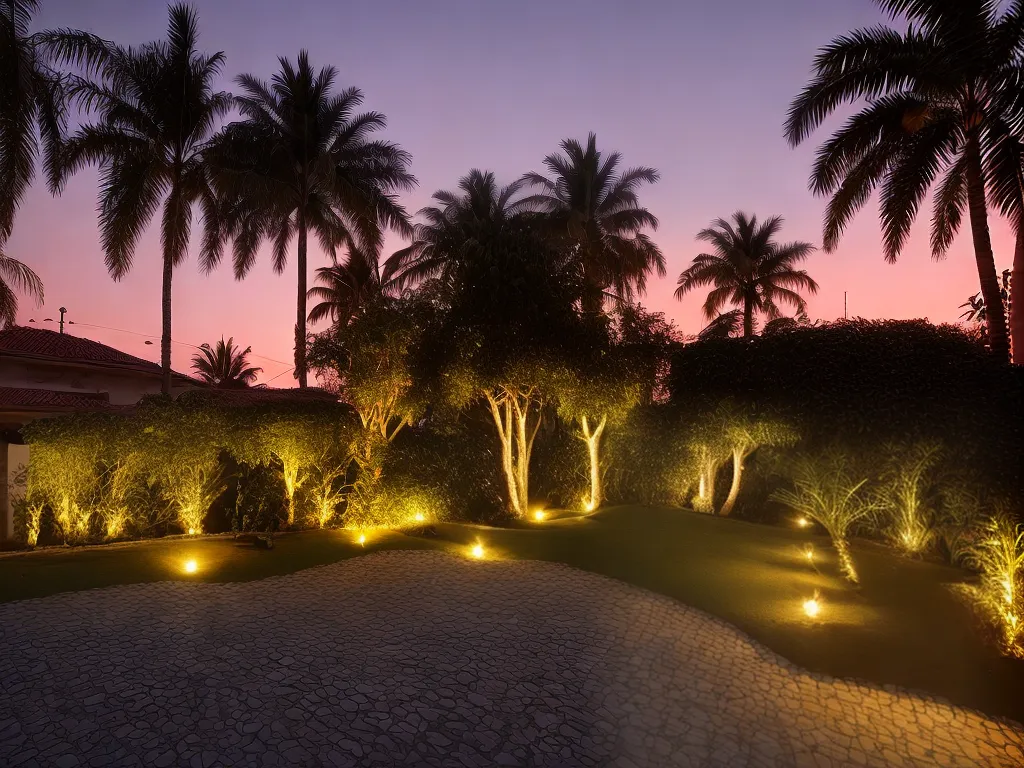 Imagens Como Usar Iluminacao Valorizar Jardim Noite