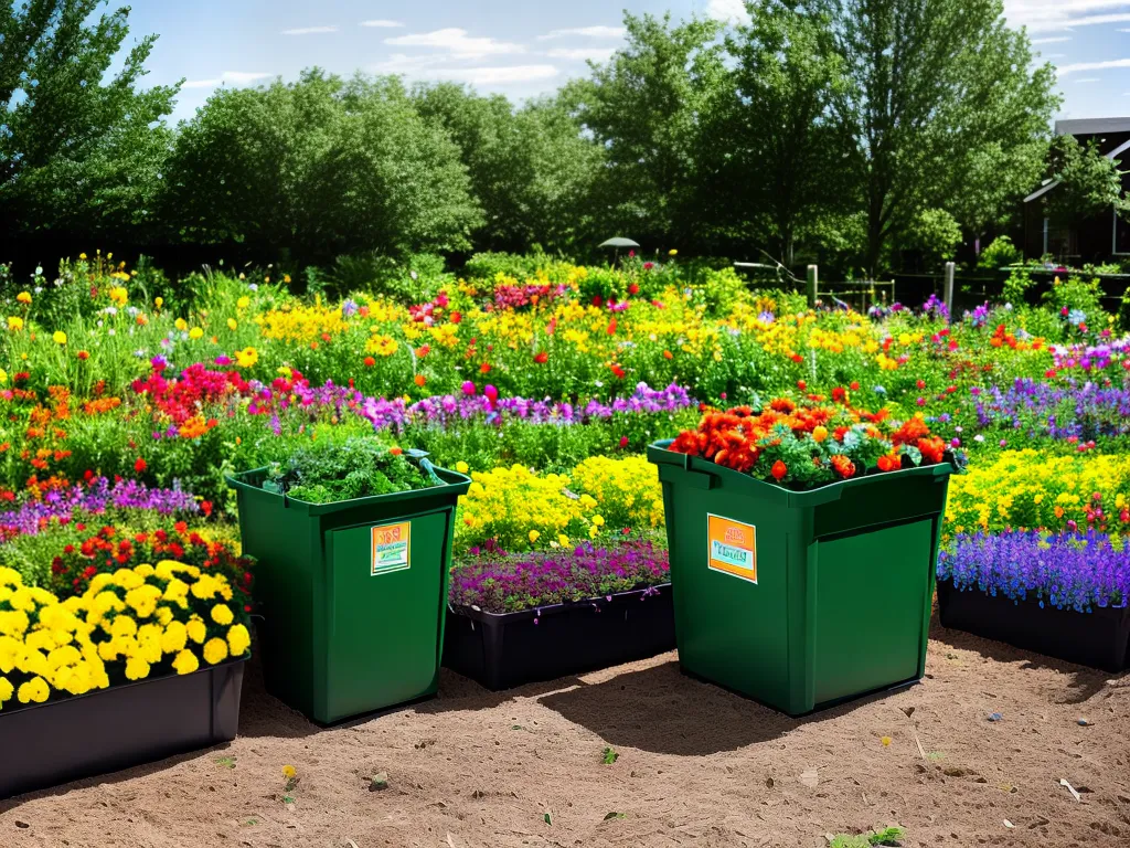 Imagens Compostagem Transformando Residuos Em Adubo Para Um Jardim Sustentavel