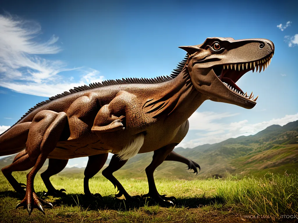 Imagens Deinonico Dinossauro Carnivoro Garras Afiadas