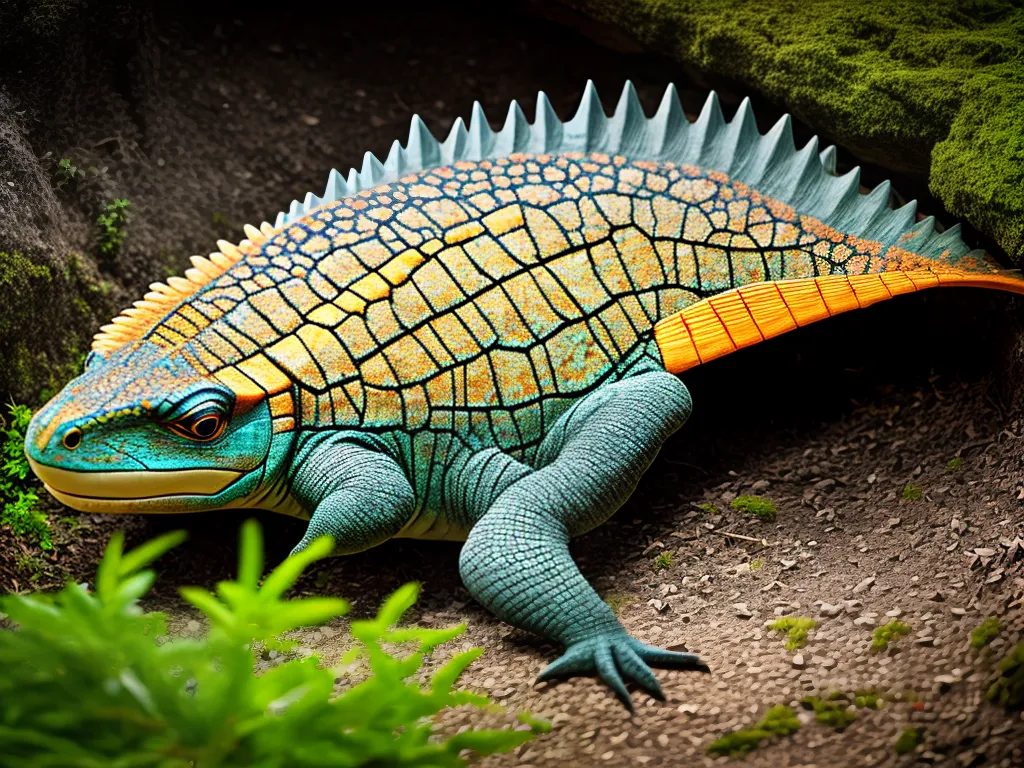 Imagens Dimetrodon Reptil Pre Historico Vela Costas