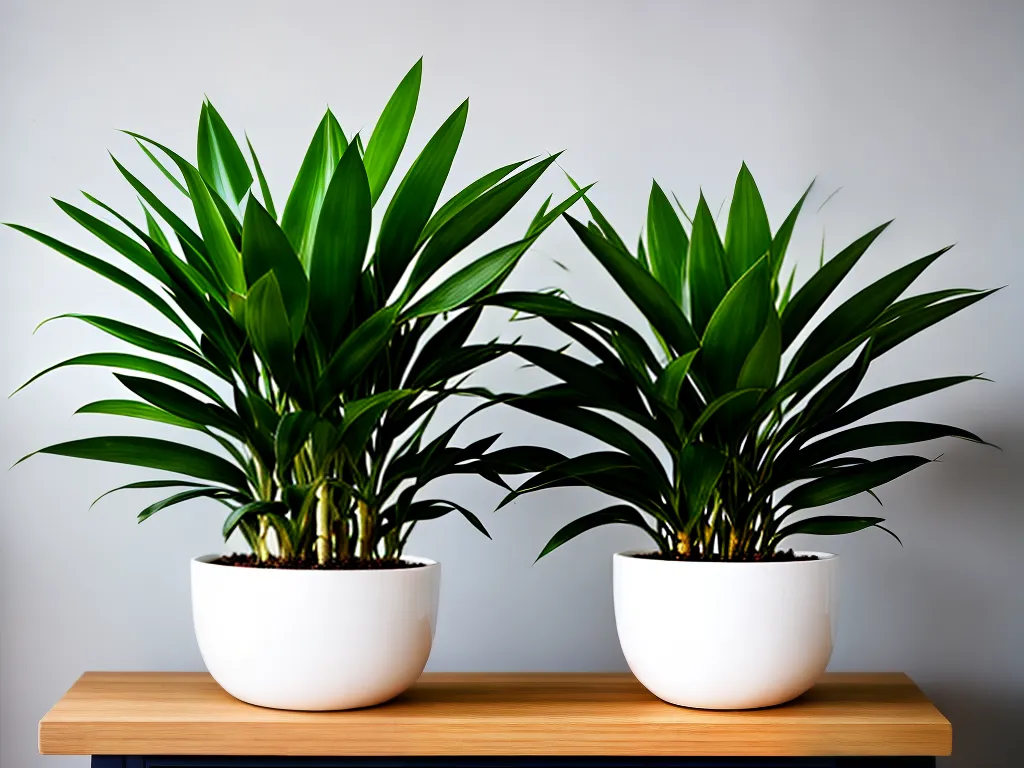 Pianta Dracaena Surculosa Exotenherz - Albero Di Drago In Vaso 12cm | Altezza 30-40cm - Foto 2