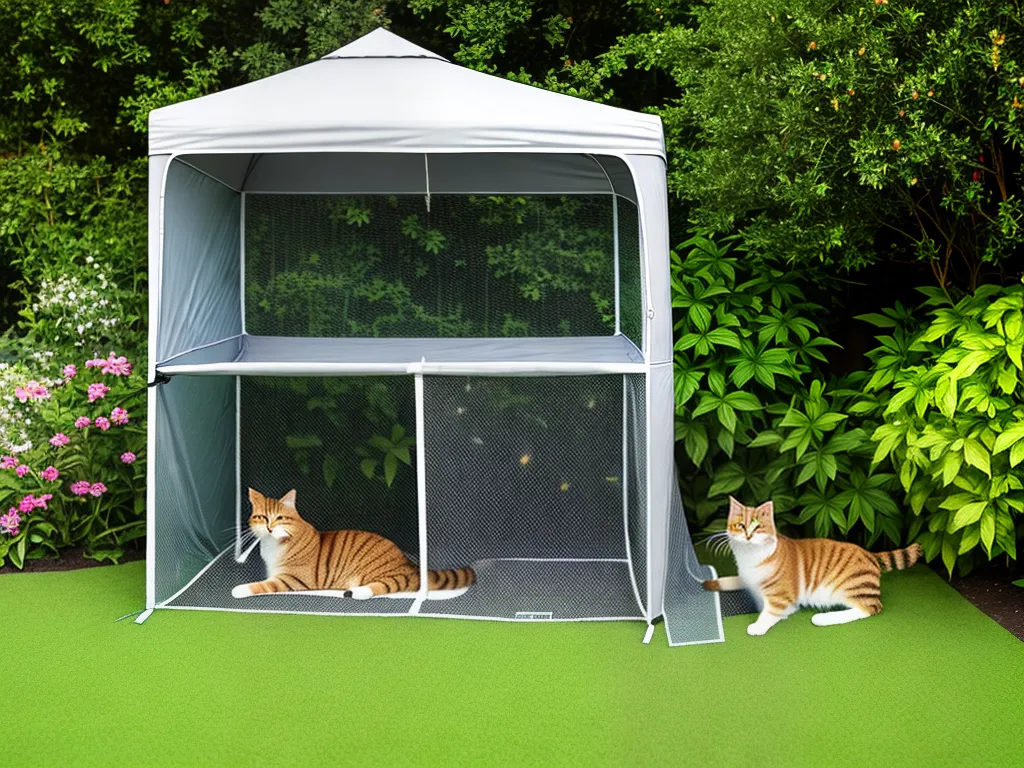 Jardim Felino: Criando um Espaço Seguro para Gatos 2