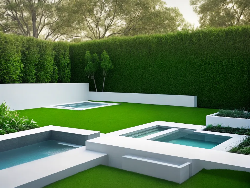 Imagens Jardins Modernos Minimalistas Linhas Limpas Simplicidade