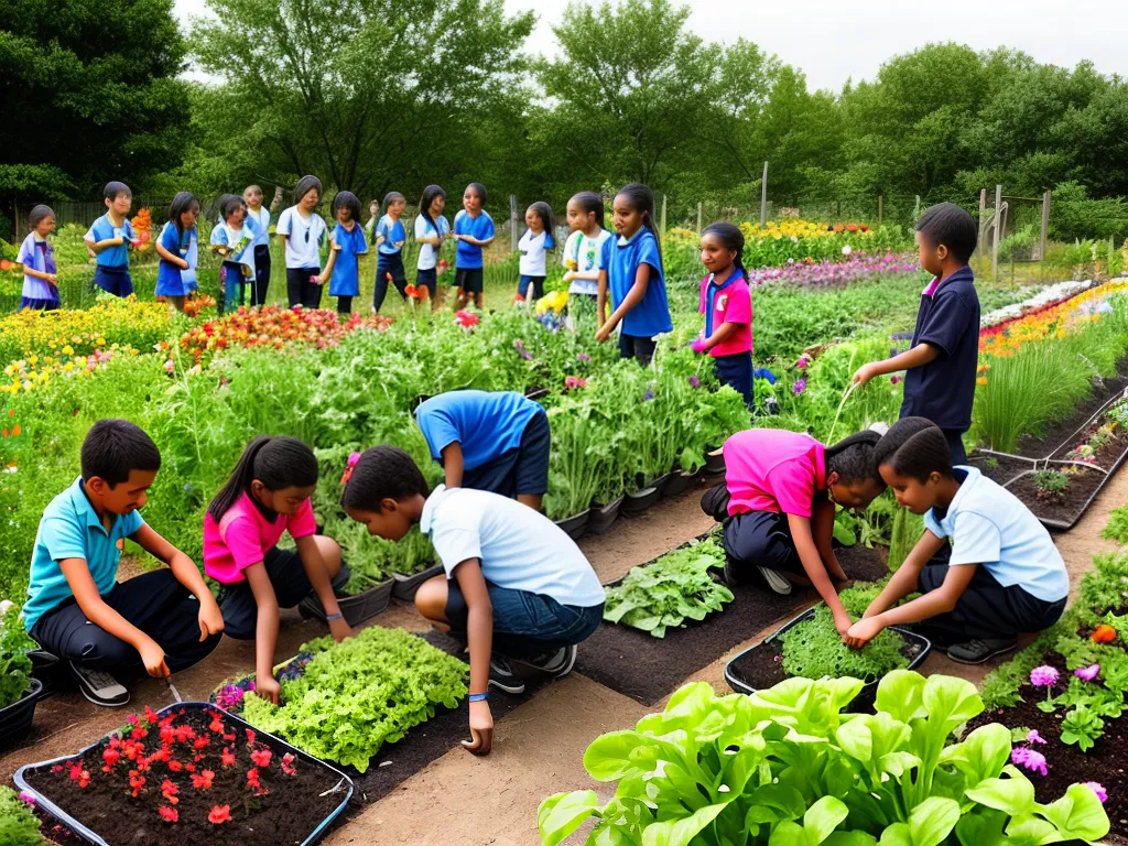 Imagens Jardins Sustentaveis Em Escolas Um Espaco Para Aprender E Crescer