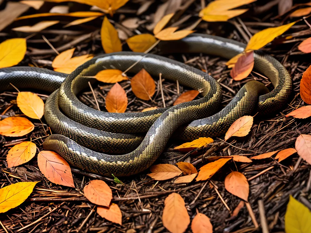 Imagens Papel Das Serpentes Do Genero Psammodynastes Na Natureza