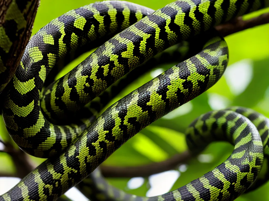 Imagens Papel Das Serpentes Do Genero Tropidolaemus Na Natureza