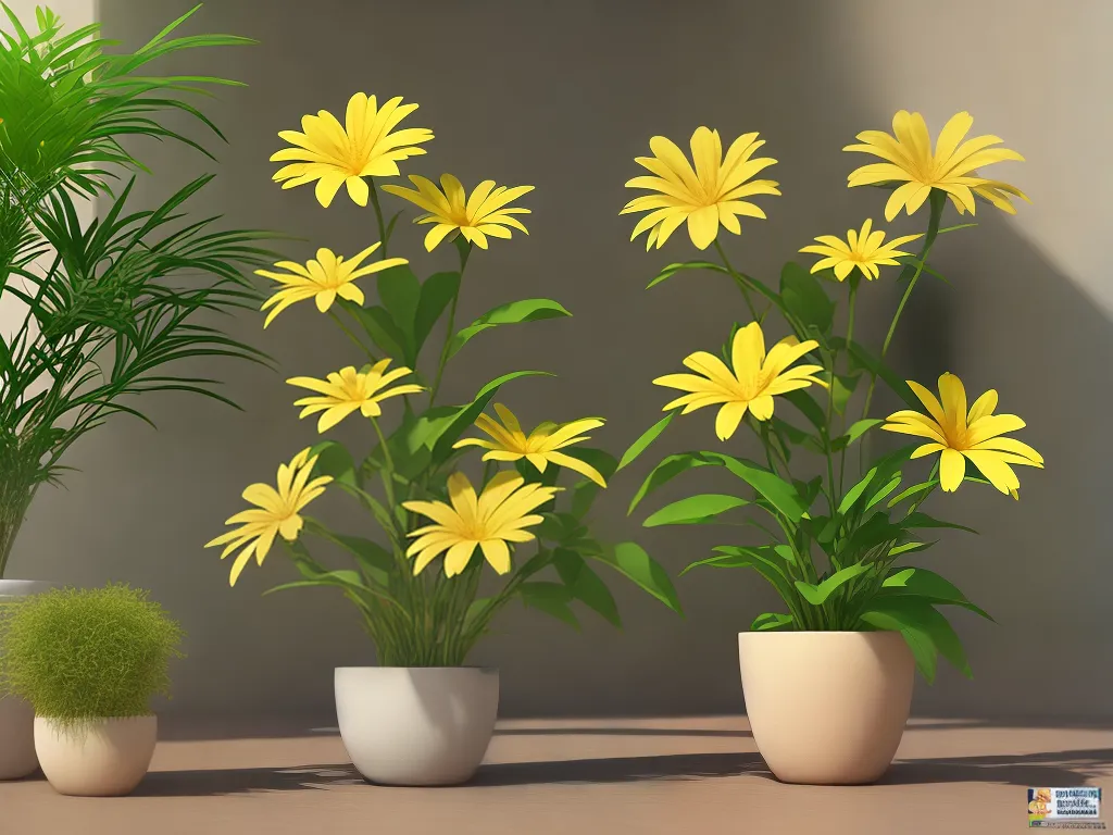 Imagens Plantas Amarelas Iluminando Ambiente Alegria Otimismo